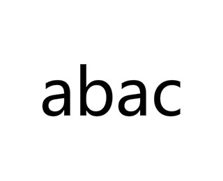 abac（“下一代”授权模型、也表示词语的构成形式）