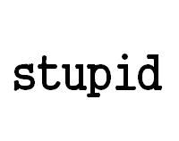 stupid（英文单词）