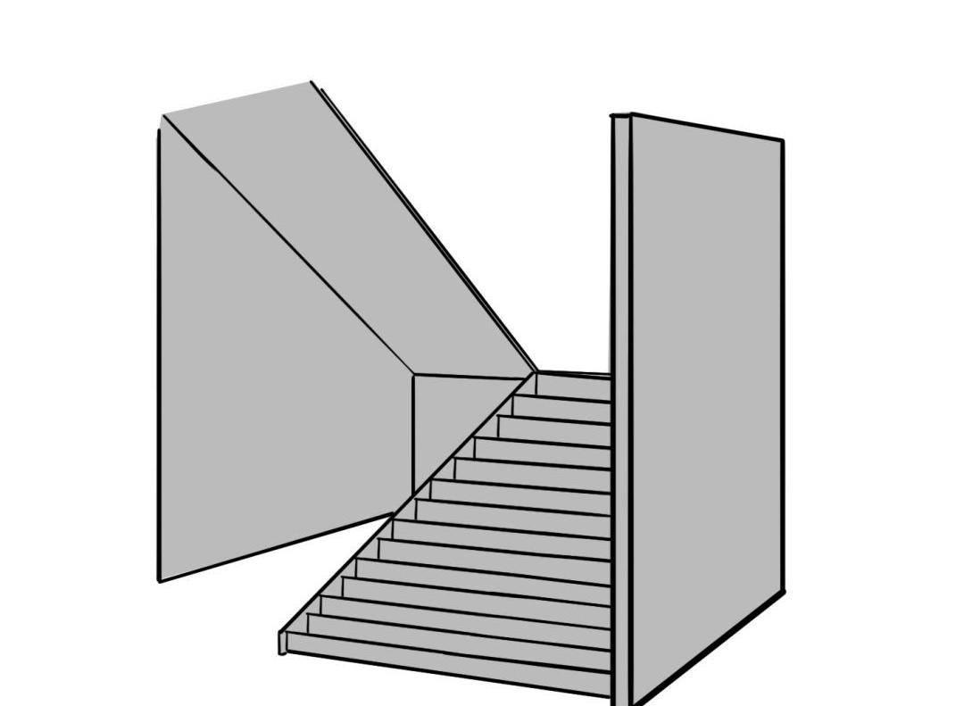 封闭楼梯间（防止烟和热气进入的楼梯间）