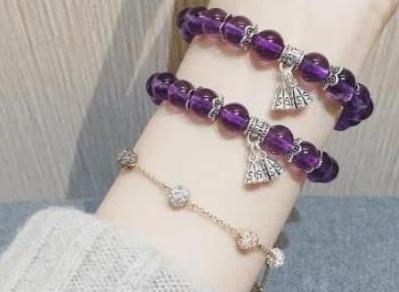 紫水晶手链（又叫灵性水晶）