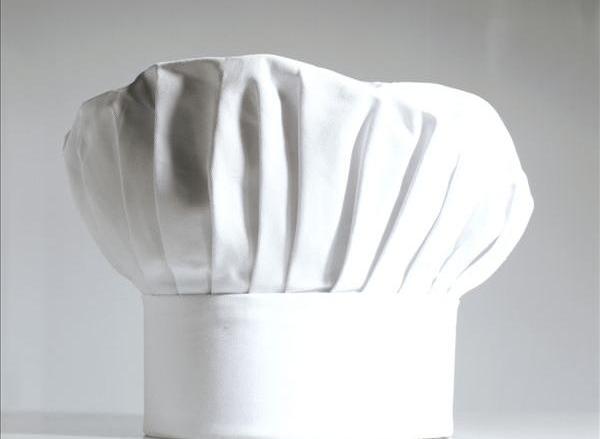 厨师帽子（白颜色的高帽子）