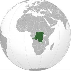 刚果民主共和国（位于非洲中西部的国家）