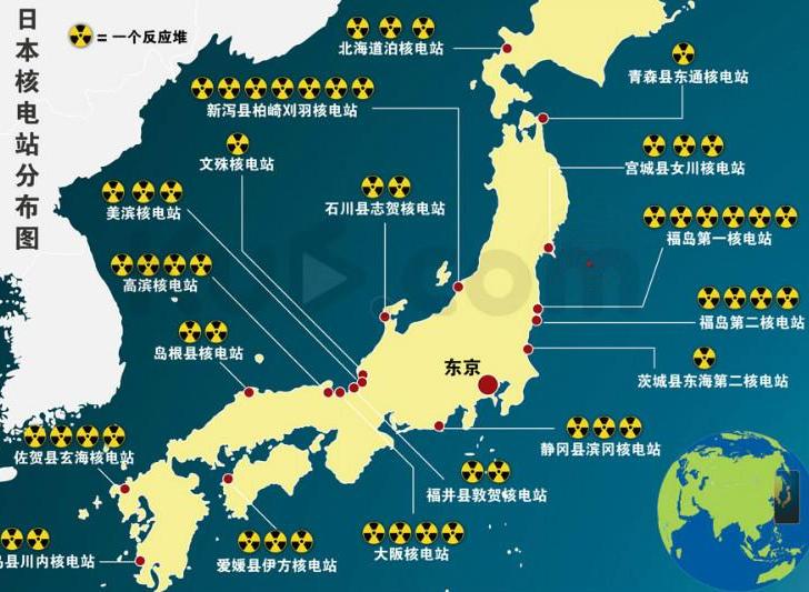 福岛核事故（日本福岛第一核电厂放射性物质泄漏事故）