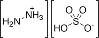 硫酸肼（联氨与硫酸生成的盐类）