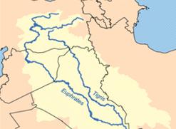底格里斯河（西亚水量最大的河流）